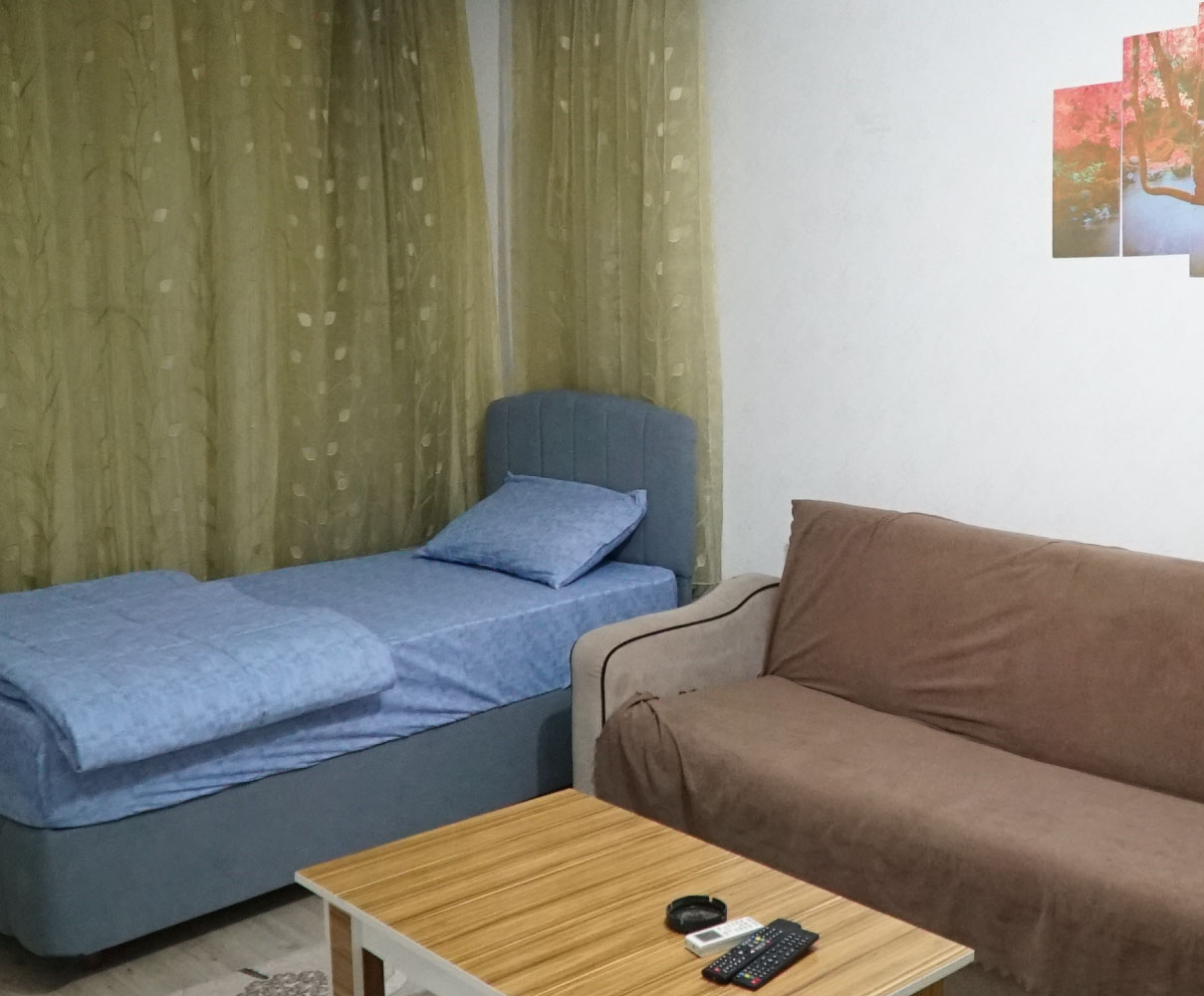 Gaziantep merkez günlük kiralık ekonomik 1+1 daire